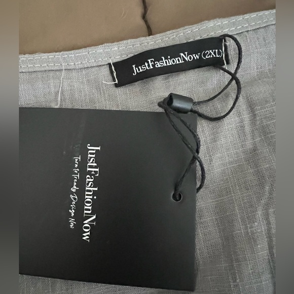 NWT Just Fashion Now Plus top linen vibes size 2X - Picture 3 of 3